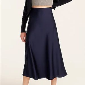 Jcrew silk skirt